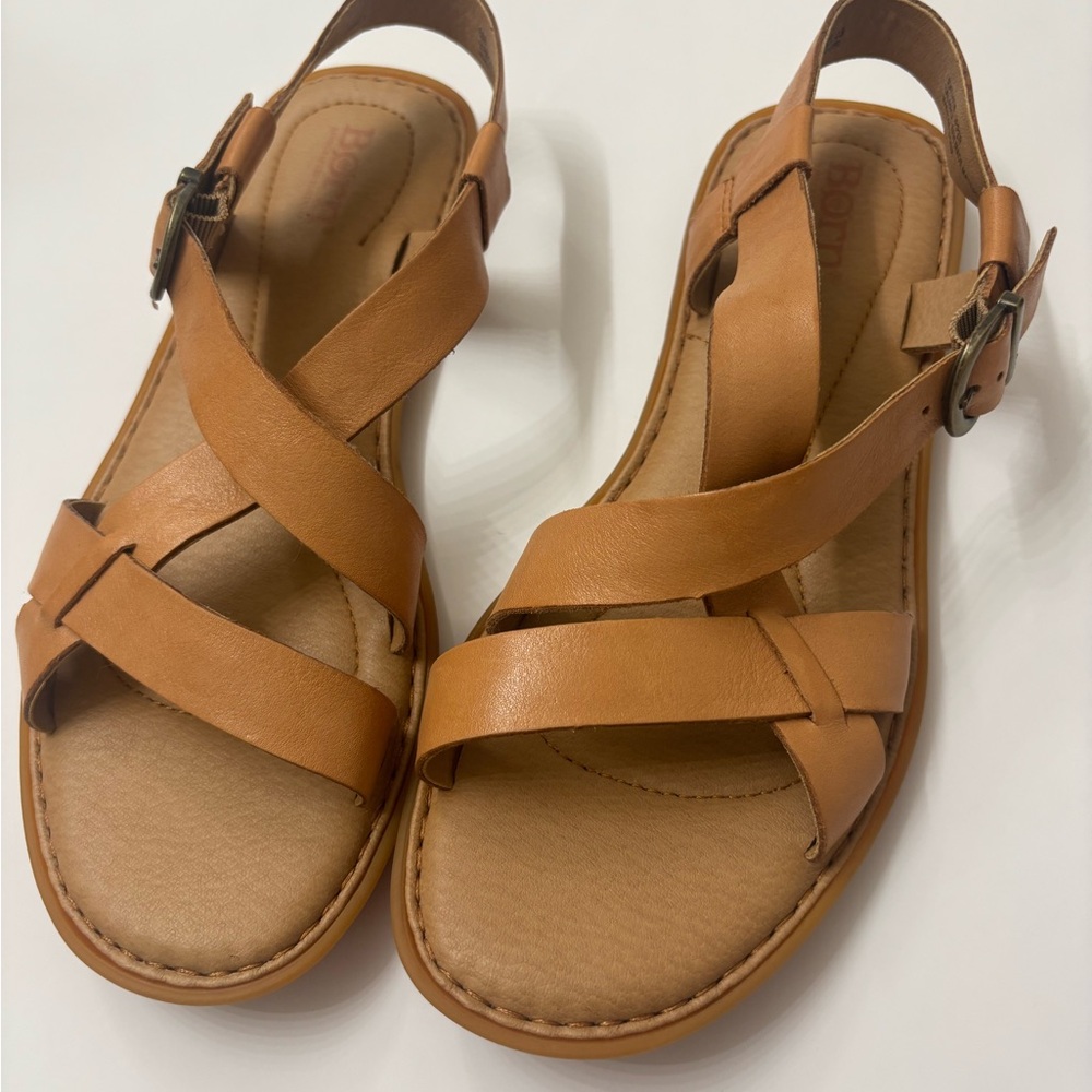 Born Ruben Banded Strappy Genuine Leather Sandals